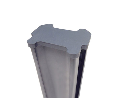 Poteau aluminium pour clôture en kit Poteau aluminium pour clôture en kit